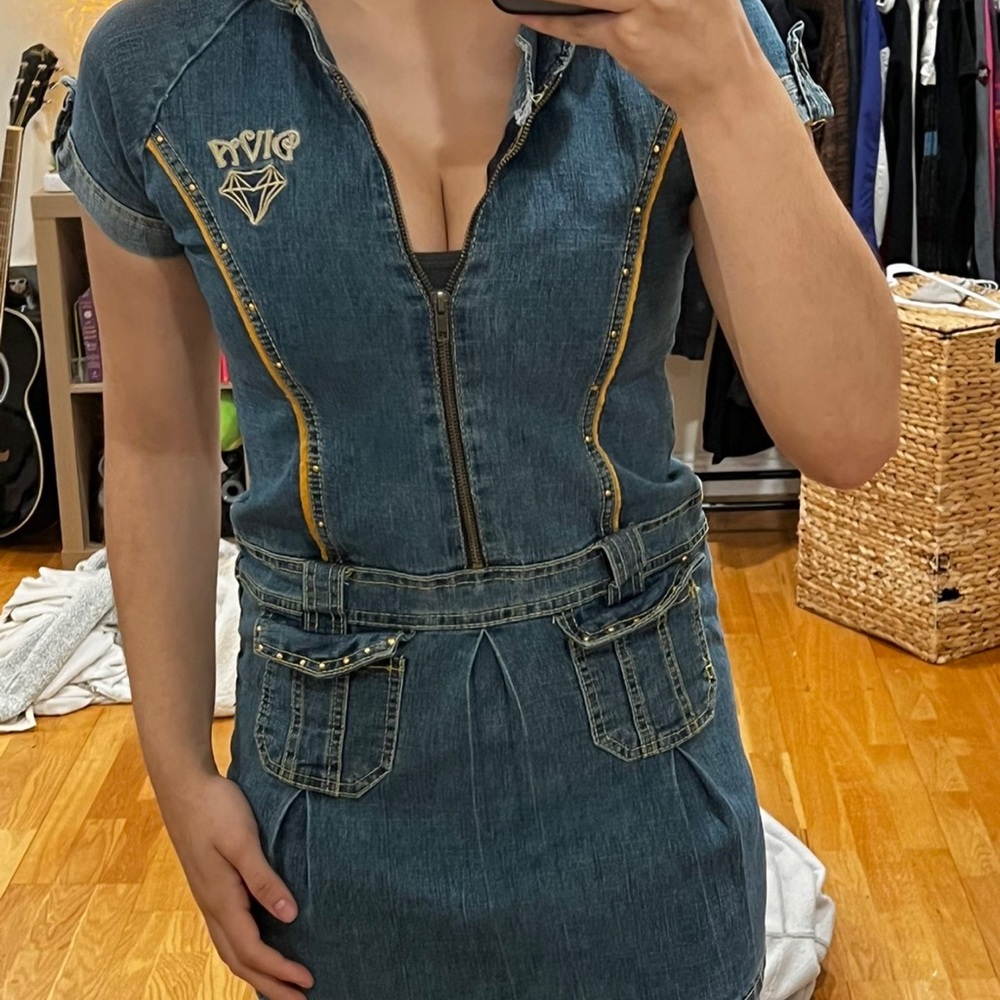 Denim dress